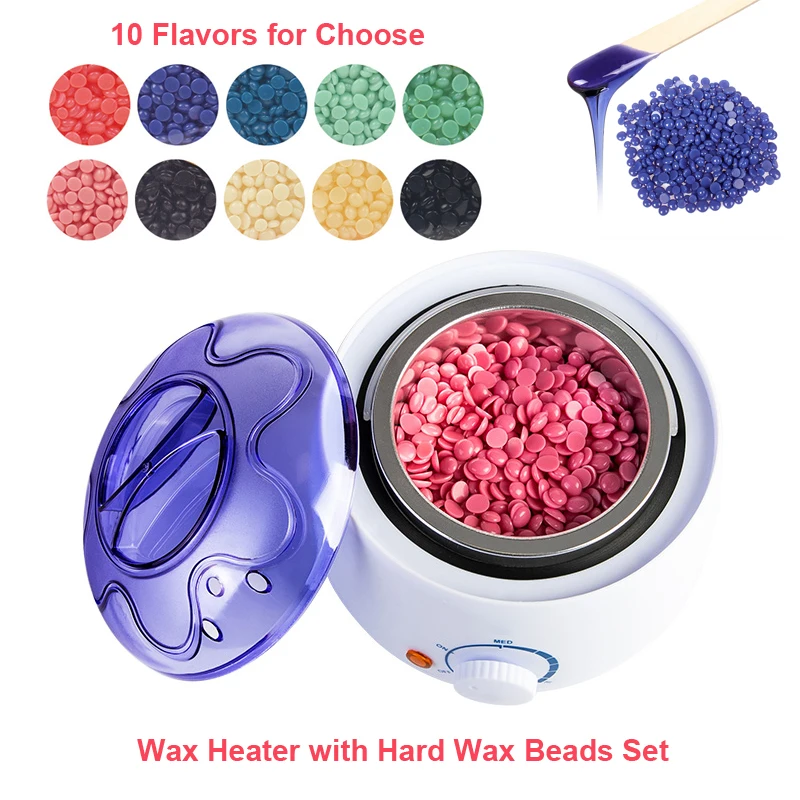 Wax Melting Pot - جهاز شمع + فاصولياء صلبة مجموعة