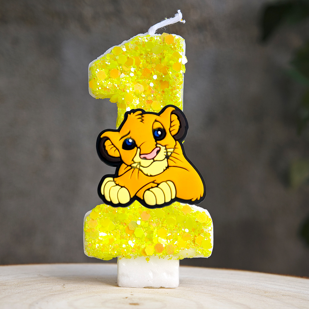 Lion King Simba Candle Number  - مراجعة Zebra Candle Supplies وسعره