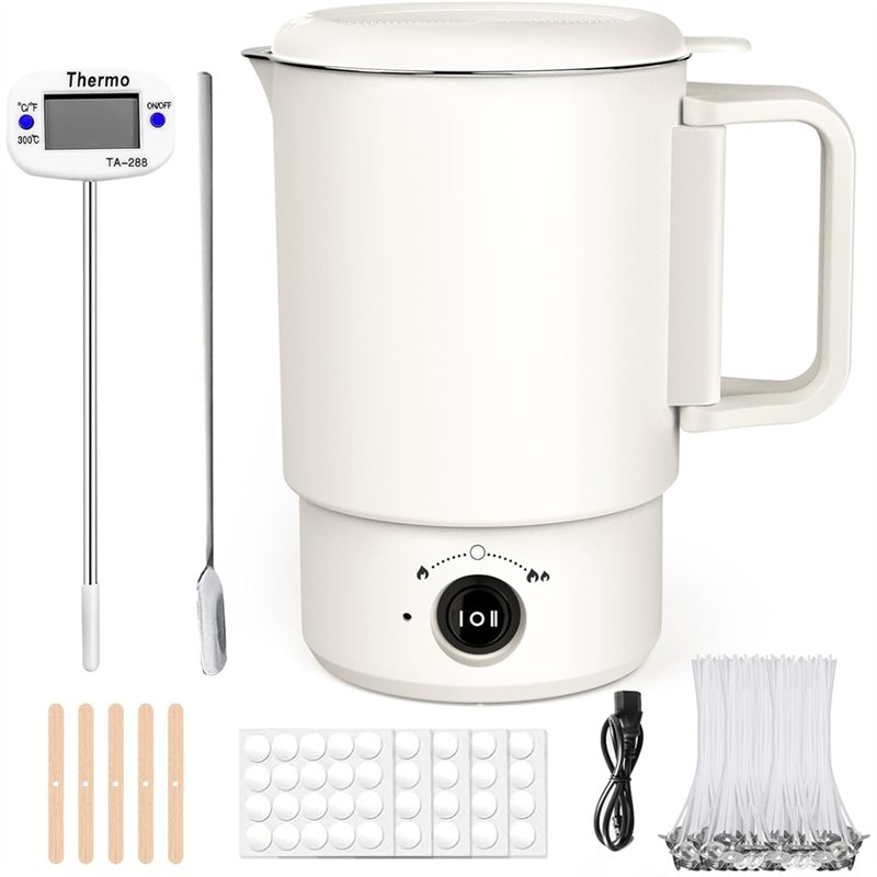 طقم وعاء كهربائي لصهر الشمع A4 - مراجعة Candle Supplies Kit وسعره